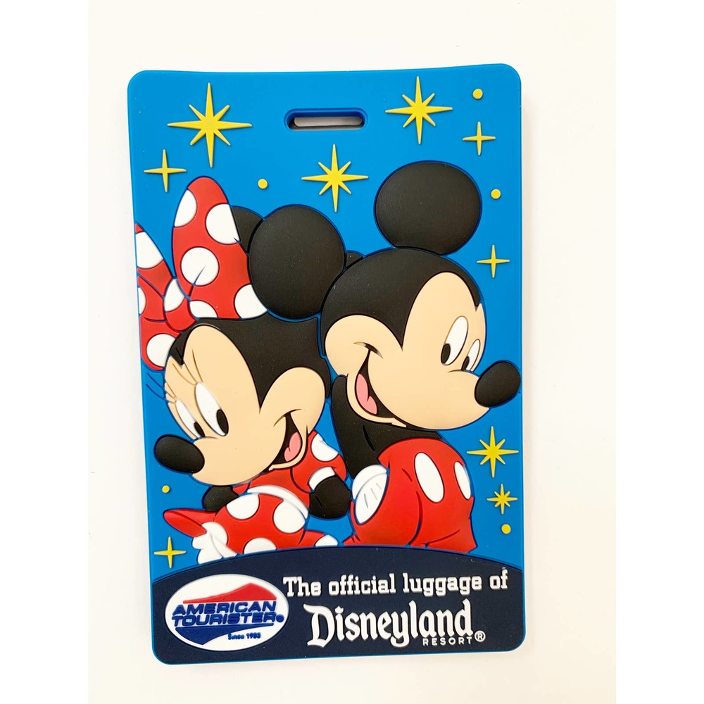 Disneyland Micky & Minnie Travel Luggage Tag